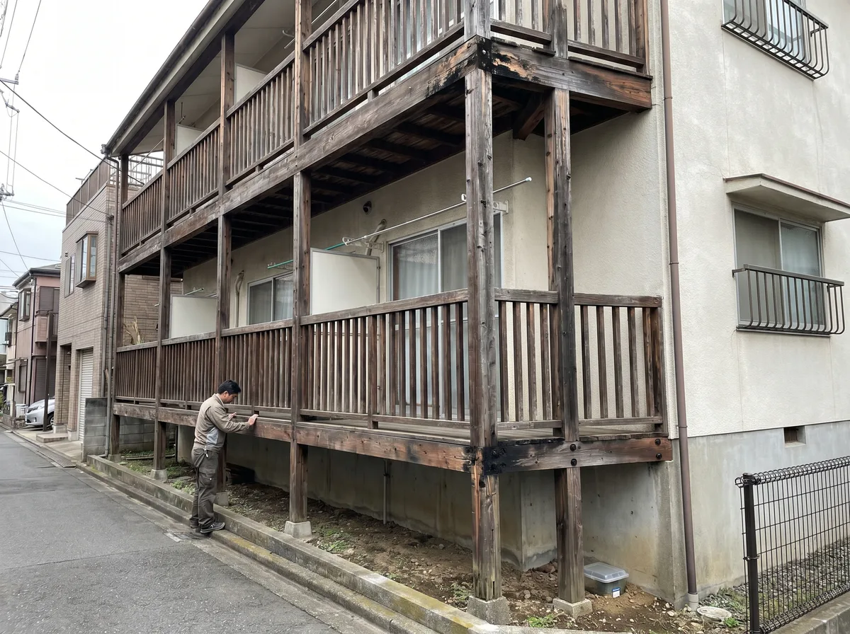 木造アパート・賃貸住宅のシロアリリスクと確認方法